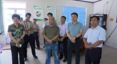 山东省石油化学工会主席、一级调研员王吉盛一行到博琛物业公司就工会建设进行观摩知道