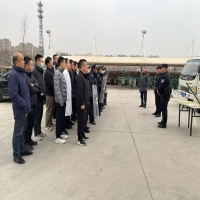 乐安街道派出所到中医院指导应急演练
