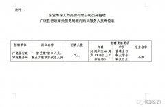 广饶县政府购买服务人员招聘