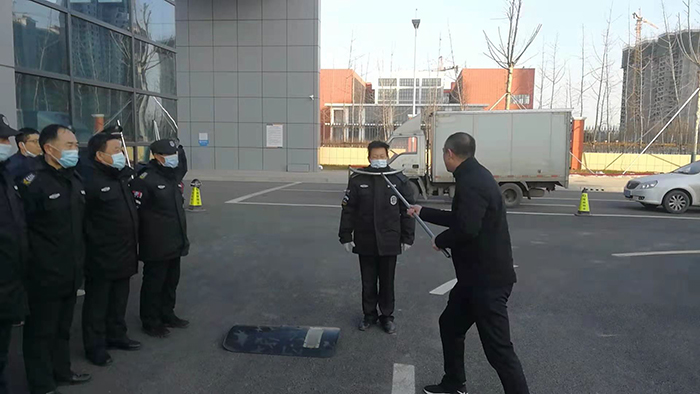 博琛集团物业项目开展防爆反恐安全演练活动